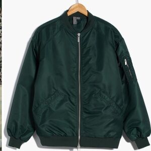 Sweaty Betty Forest Green Bomber Jacket